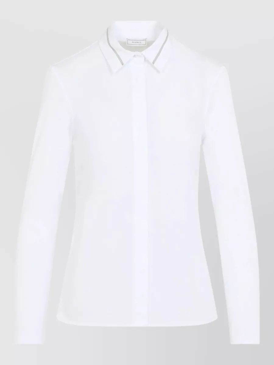 Peserico Cotton Long-Sleeve Shirt