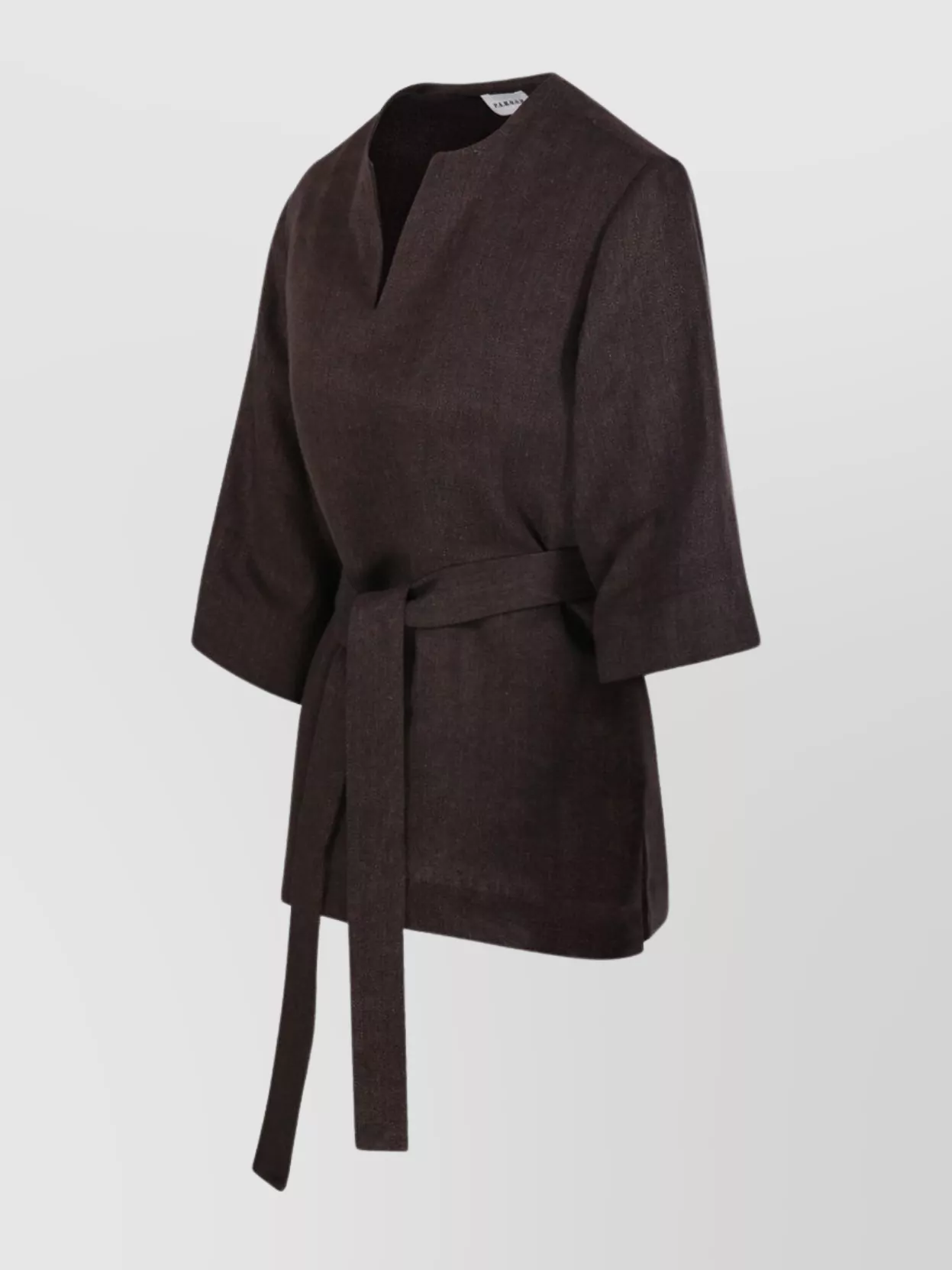 P.a.r.o.s.h Parosh Relaxed Fit Linen Blouse With V-neckline