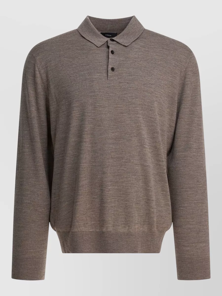 Vince cashmere wool polo jumper