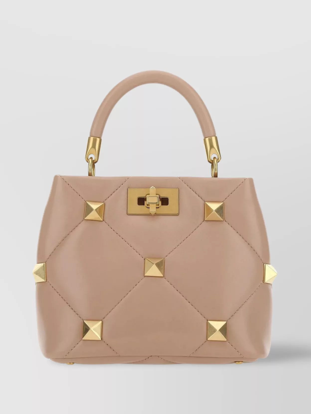 Shop Valentino Small Nappa Leather Roman Stud Handbag