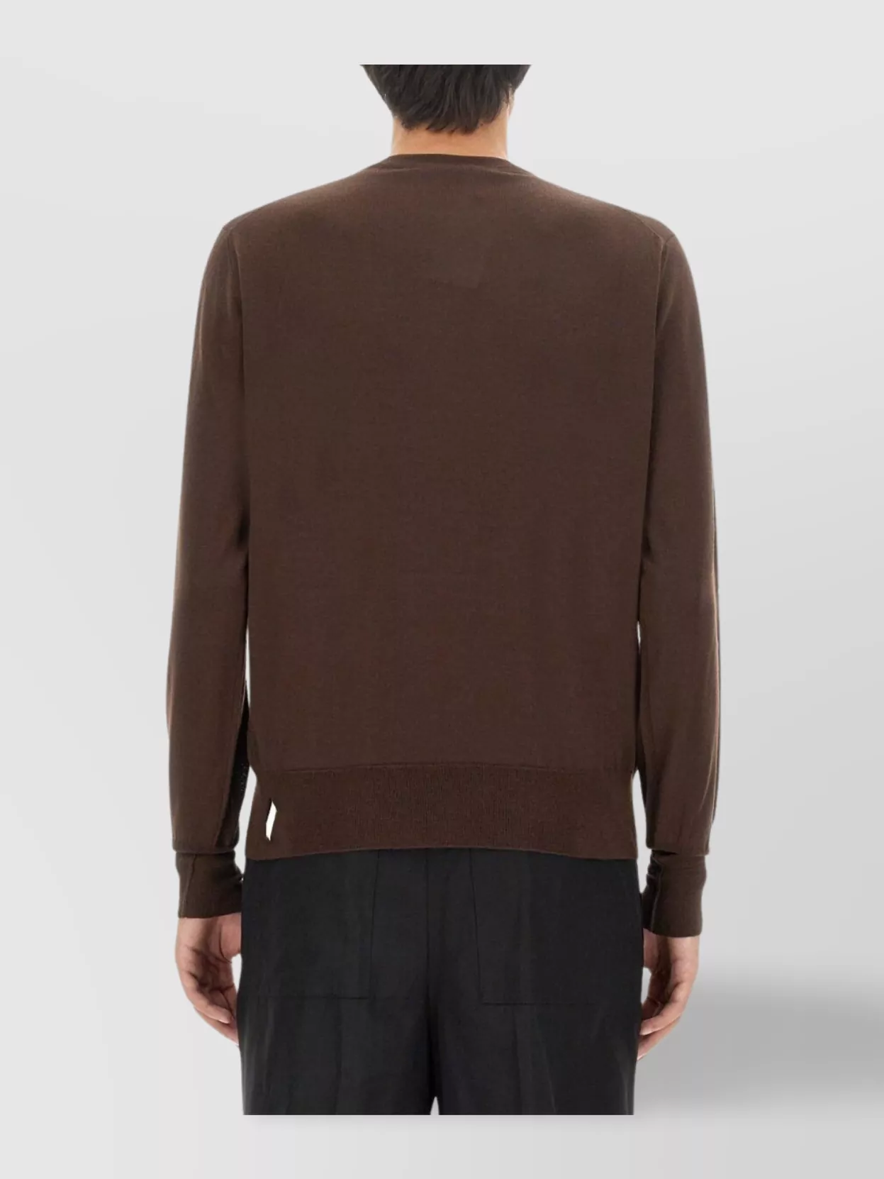 Pt Torino Man Sweater Cocoa Size 42 Virgin Wool