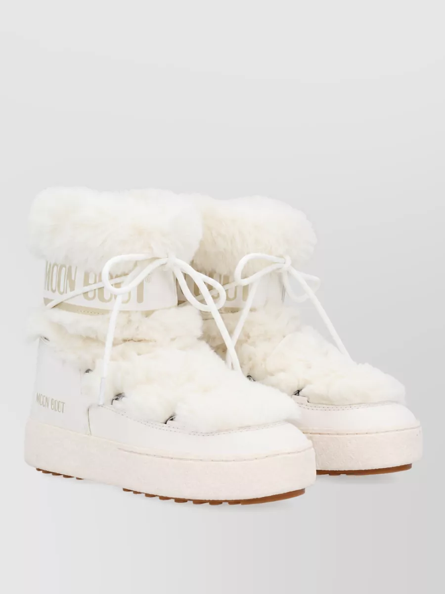 Moon Boot faux fur ankle boots