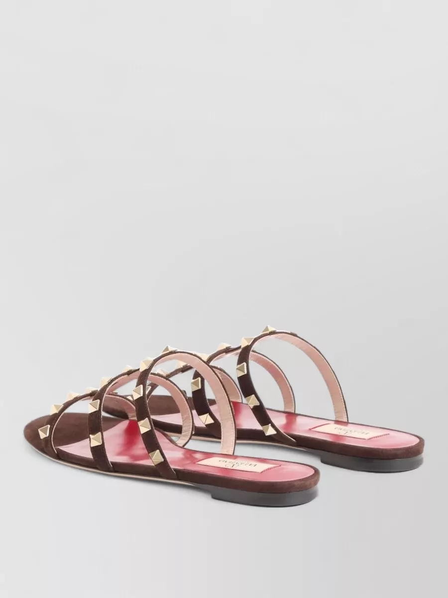 Valentino Garavani Leather Rockstud Sandals