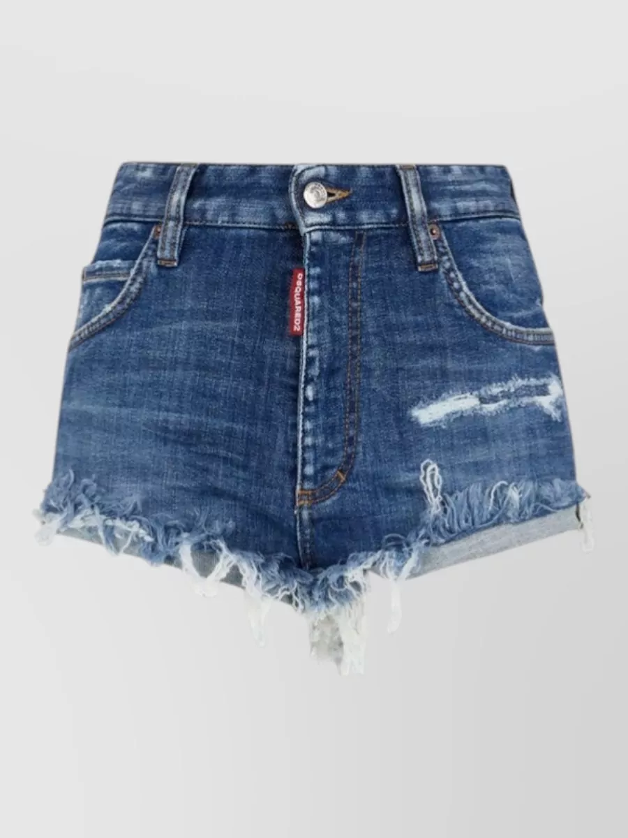 Dsquared2 denim short shorts
