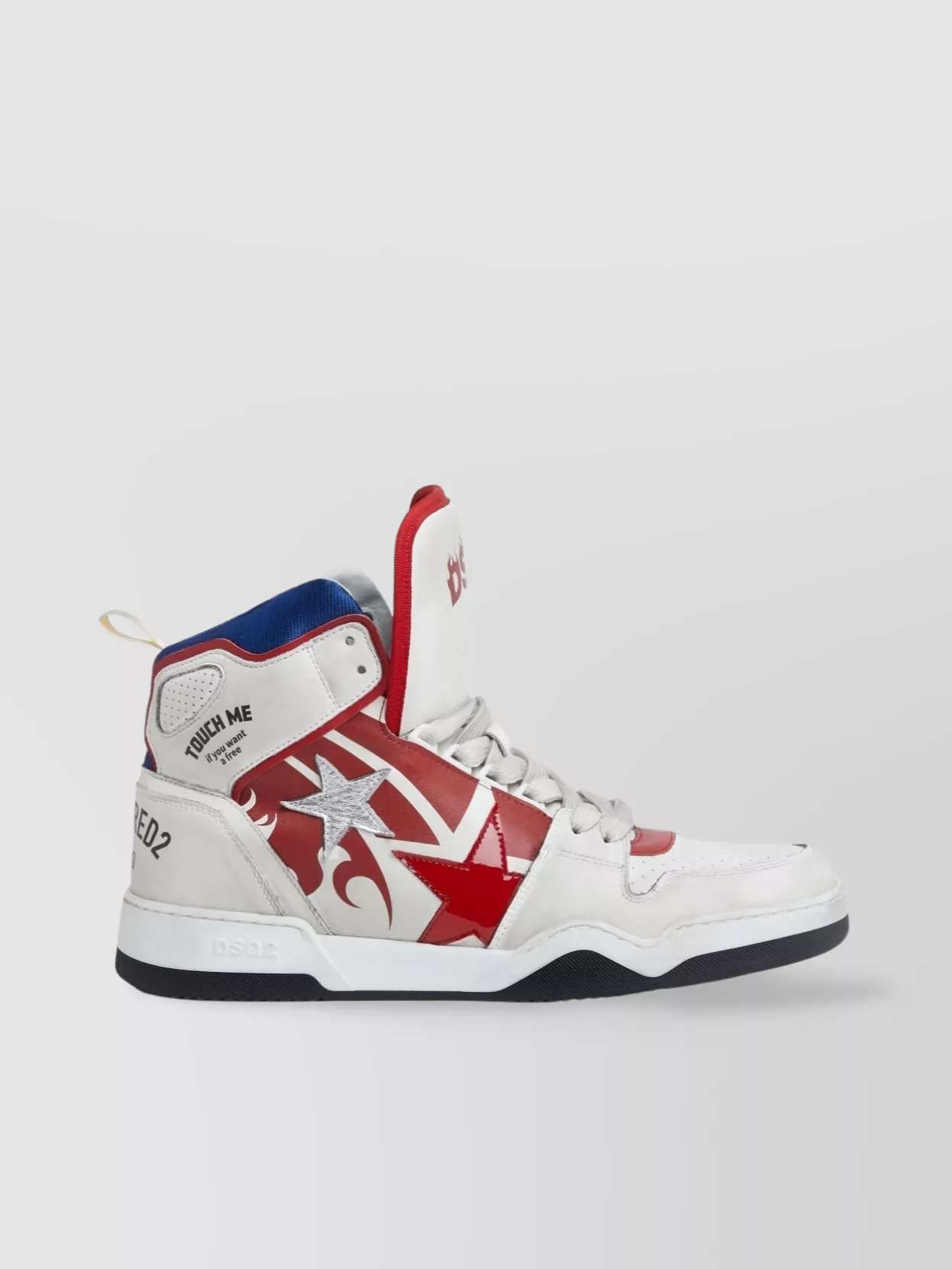 Dsquared2 Low Top Sneakers With Star Patch Detail