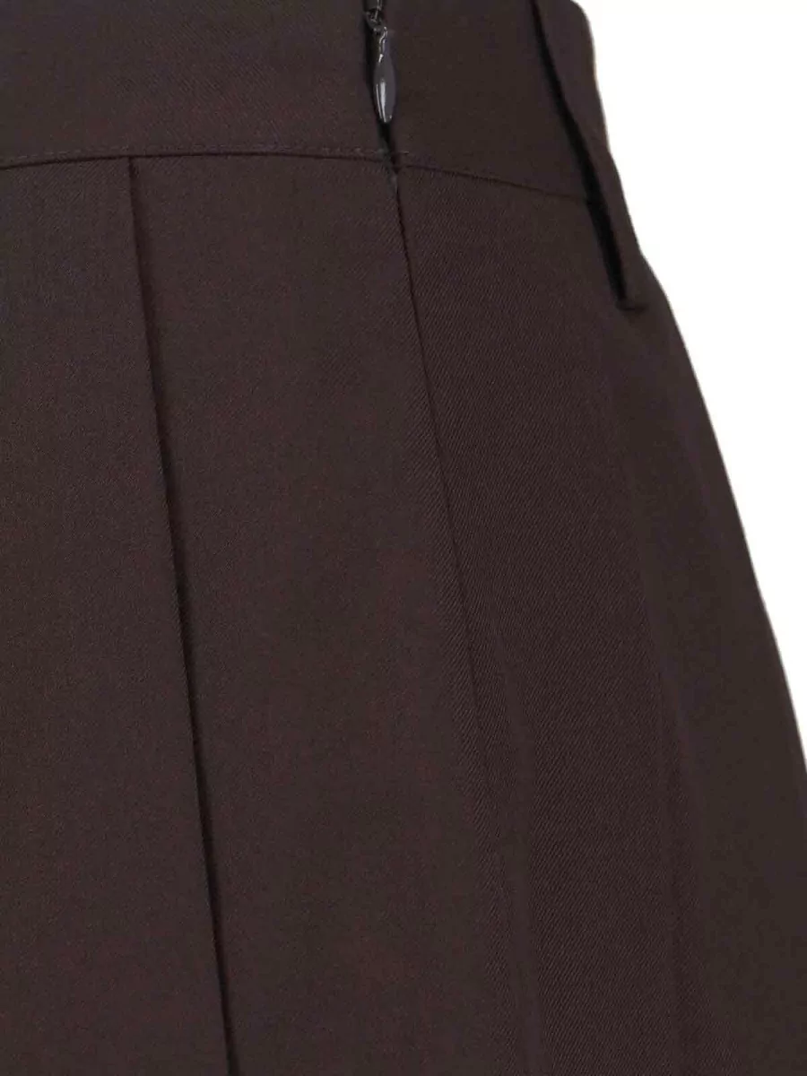 Dunst Knee-Length Pleated Skirt