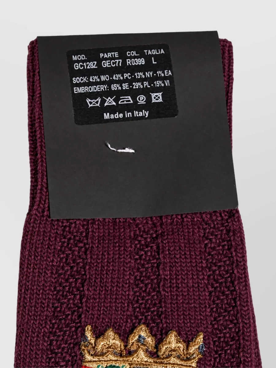 Dolce&Gabbana Wool Knee-High Socks