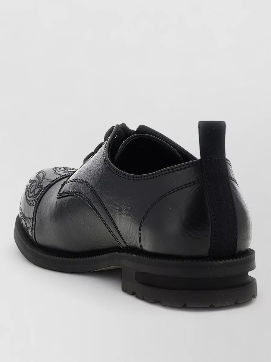 Kiko Kostadinov Leather Lace-Up Derby Shoes