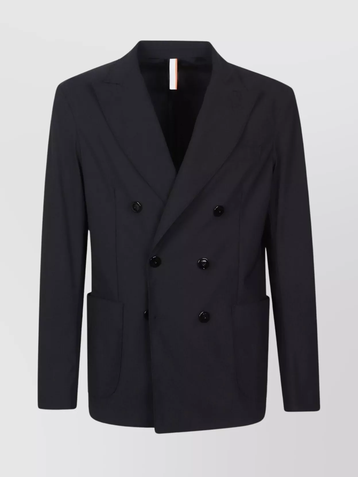 P.m.d.s Eritrea Double-breasted Jacket With Notch Lapel In Blue