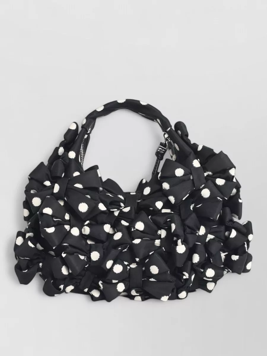 Ganni Hobo mini nylon shoulder bag