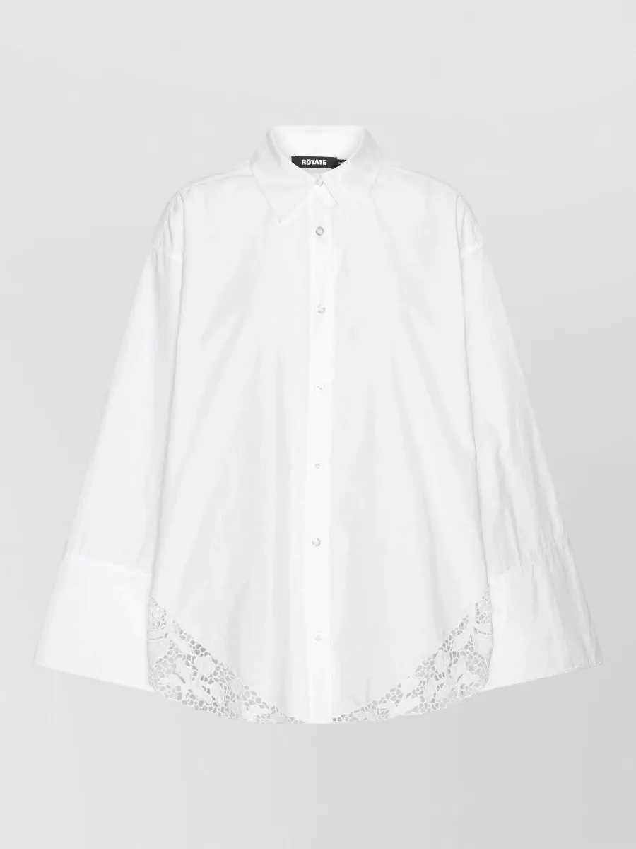 Rotate Cotton Oversized Shirt