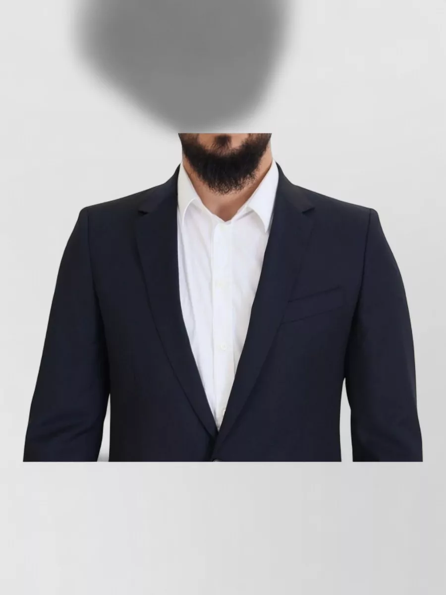 Dolce&Gabbana Virgin Wool Single Breasted Blazer