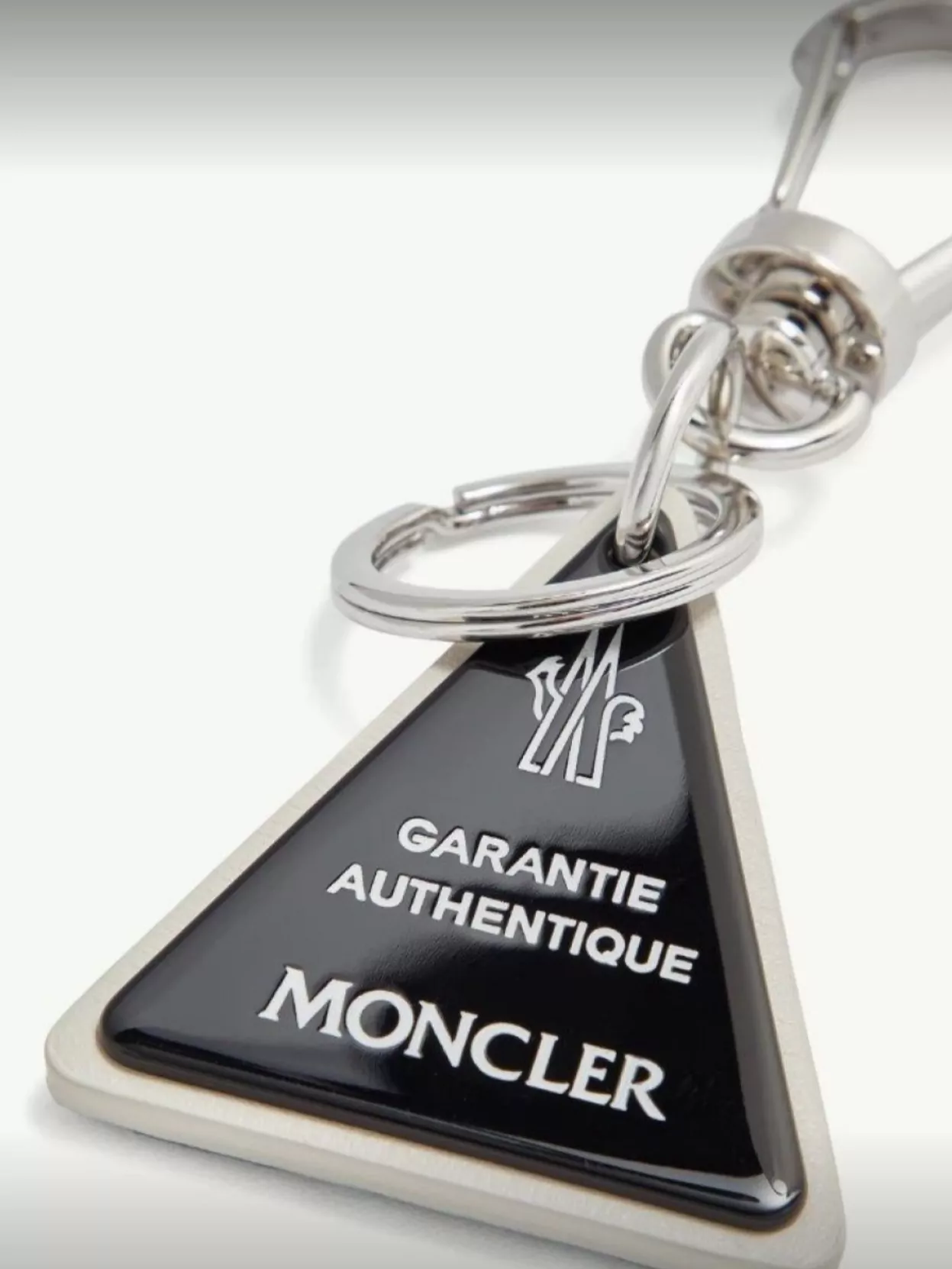 Moncler Triangle Shaped Keyring Attachment