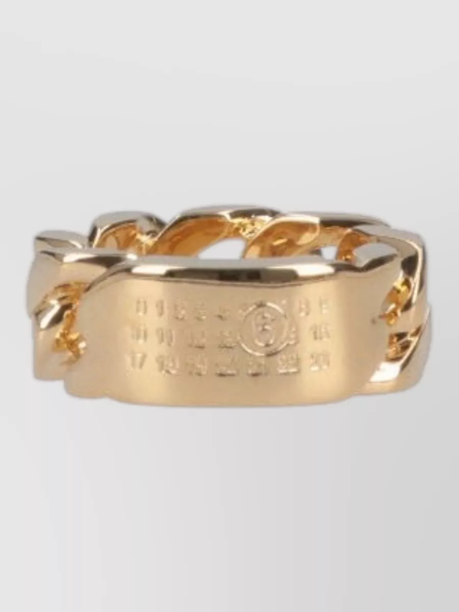 Mm6 Maison Margiela Brass Ring