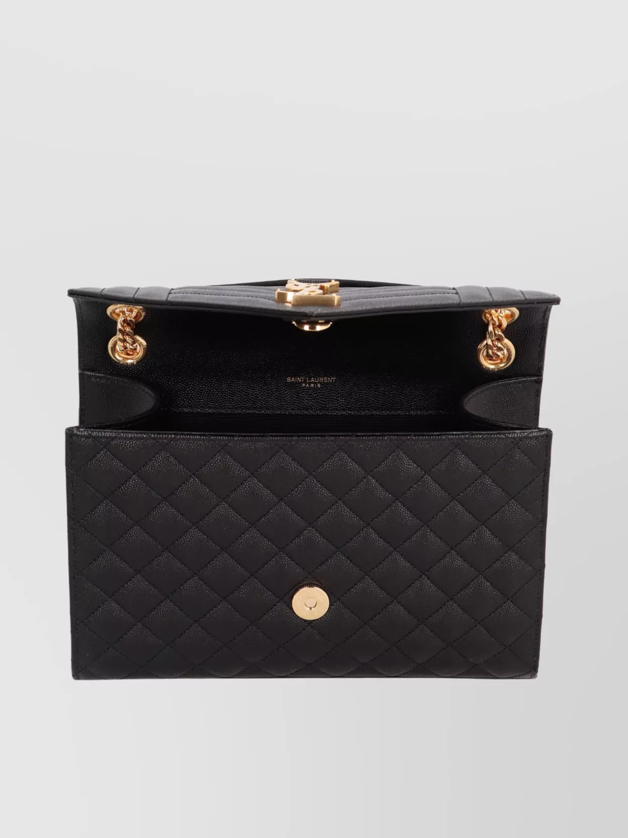 Saint Laurent Quilted leather envelope shoulder bag | The