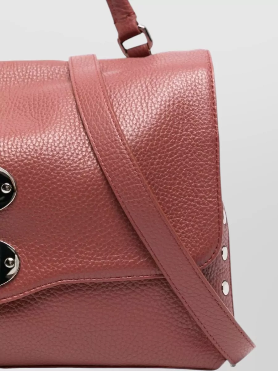Zanellato Studded Leather Shoulder Bag