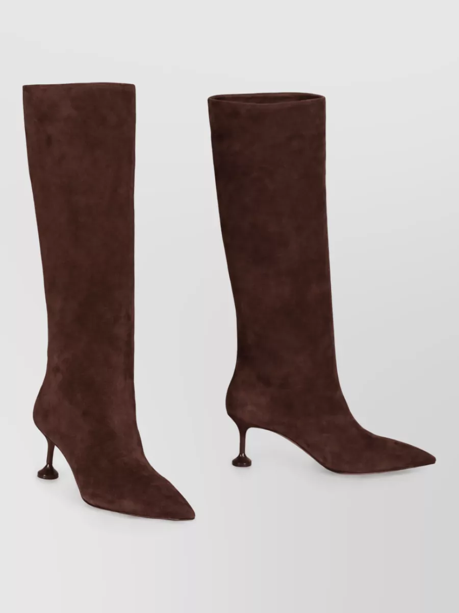 Aquazzura Suede Knee-High Boots