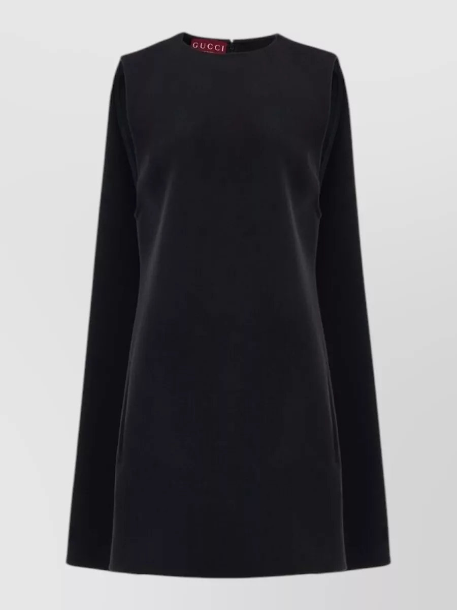 Gucci wool long-sleeve mini dress