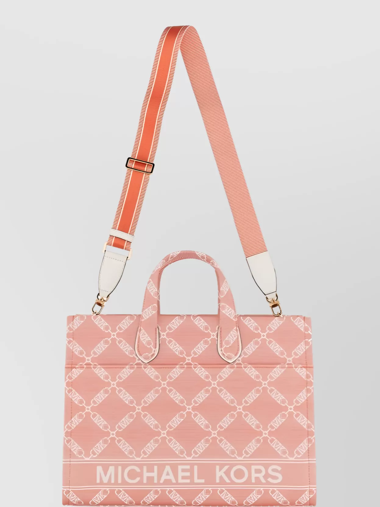 トートバッグ Michael By Michael Kors Large Gigi Tote Bag Gigi Large Empire Logo Jacquard Tote Bag | Michael Kors [US]