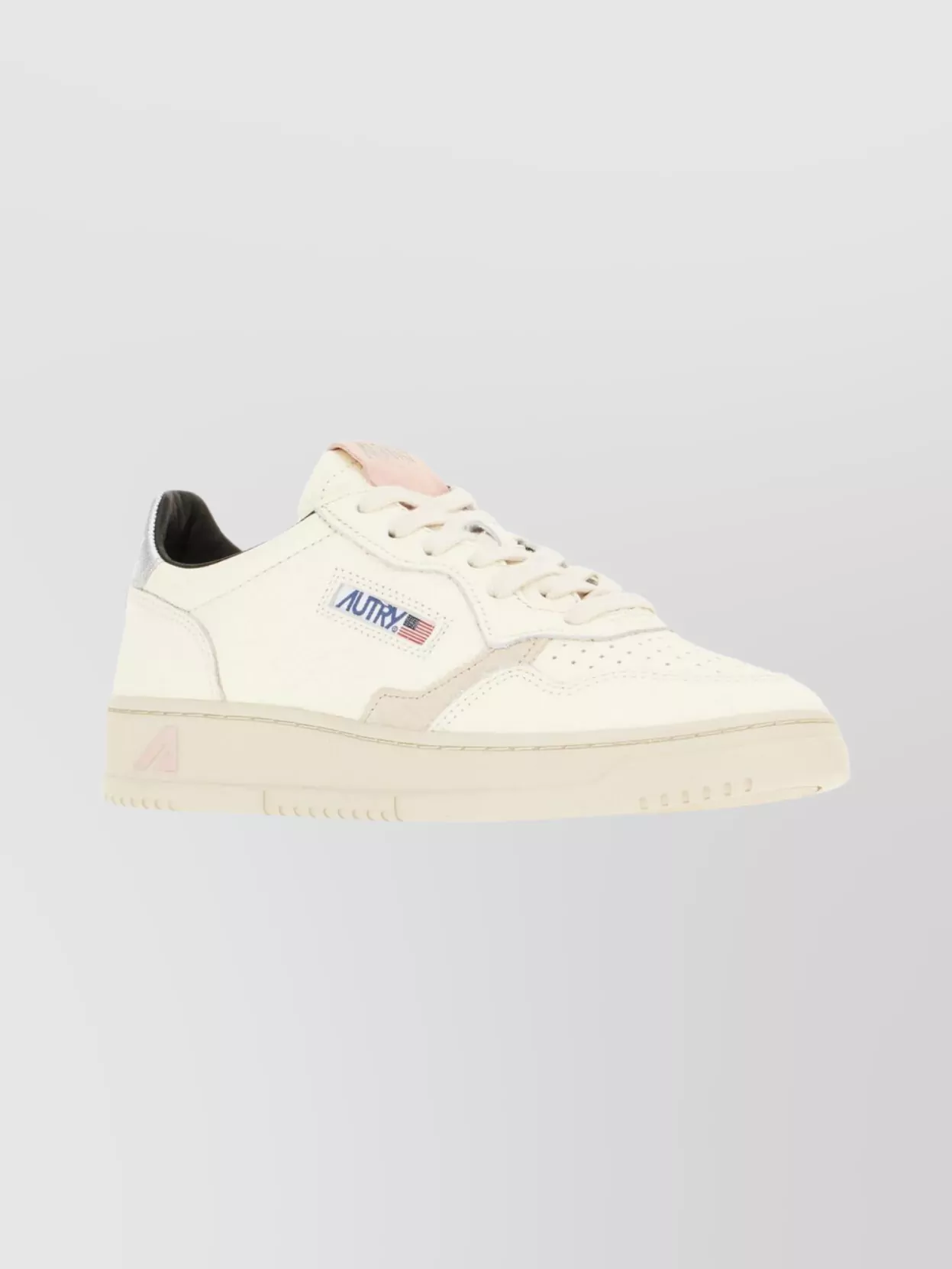 Autry Stylish Leather Medalist Low-top Sneakers In Red