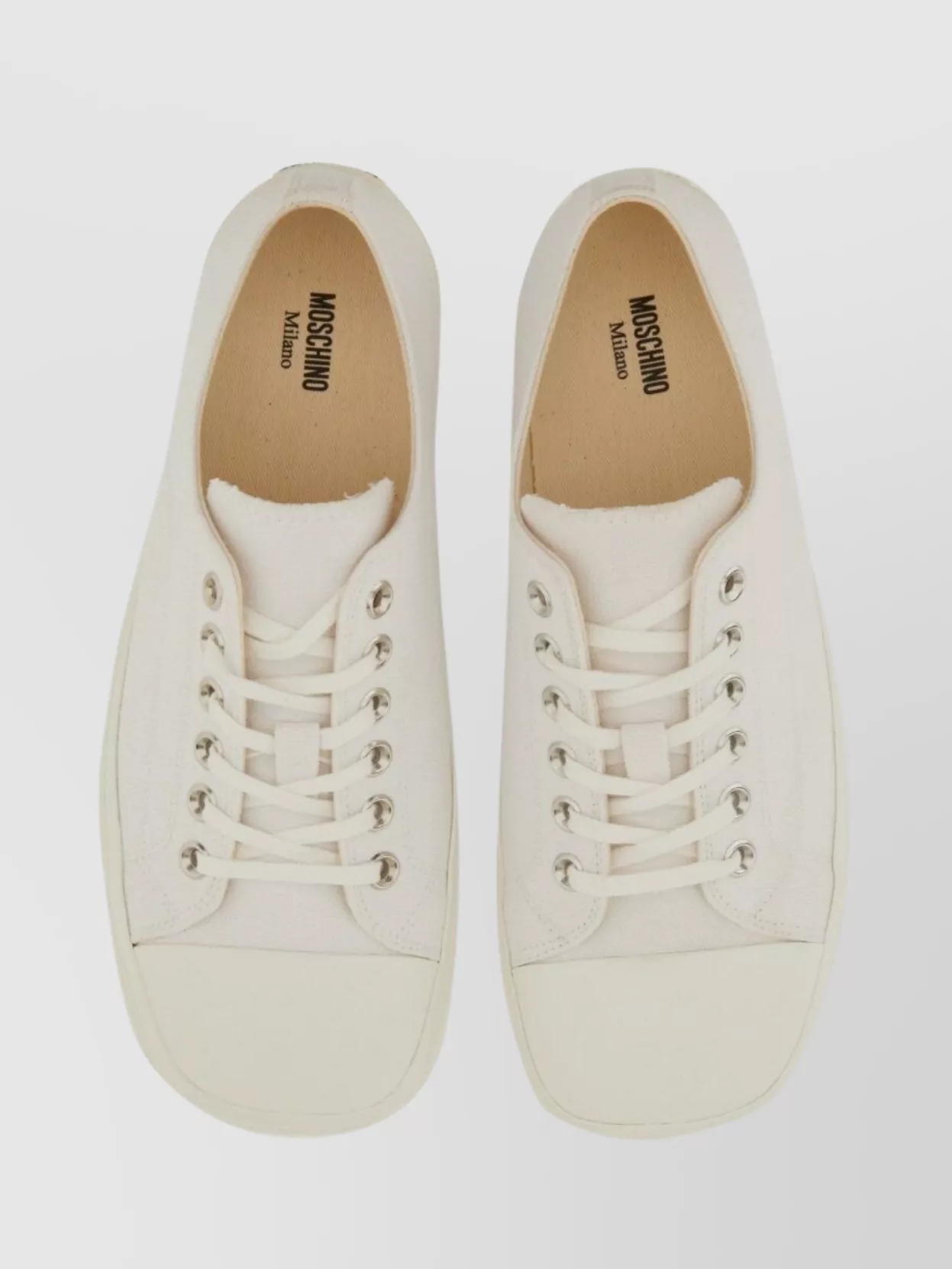 Moschino "Edge" Sneakers Eyelet Detailing