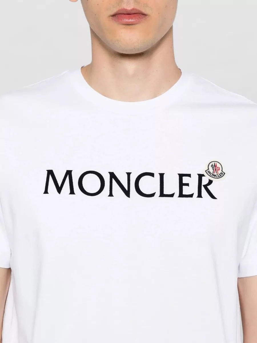 Moncler Cotton Crew Neck T-Shirt