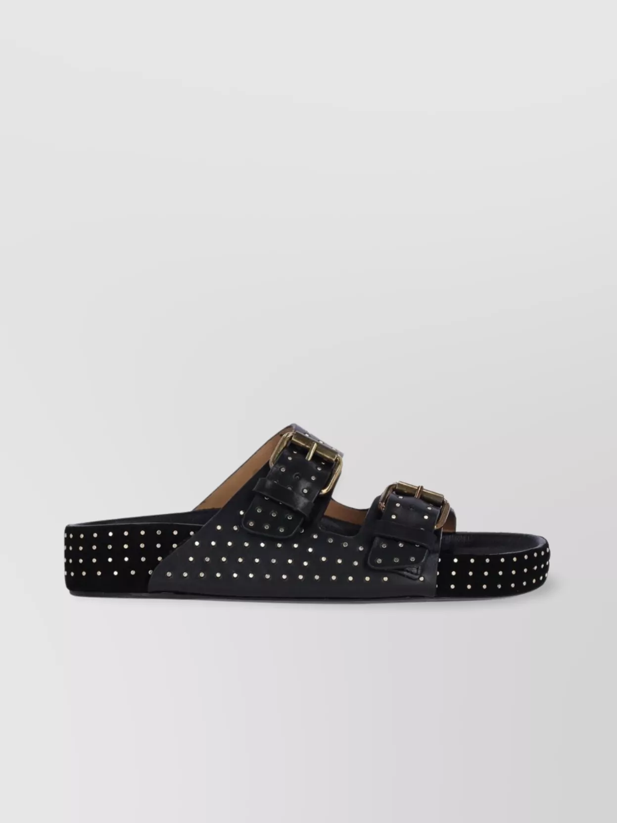 ISABEL MARANT HEELED SANDALS WITH STUDS AND OPEN TOE