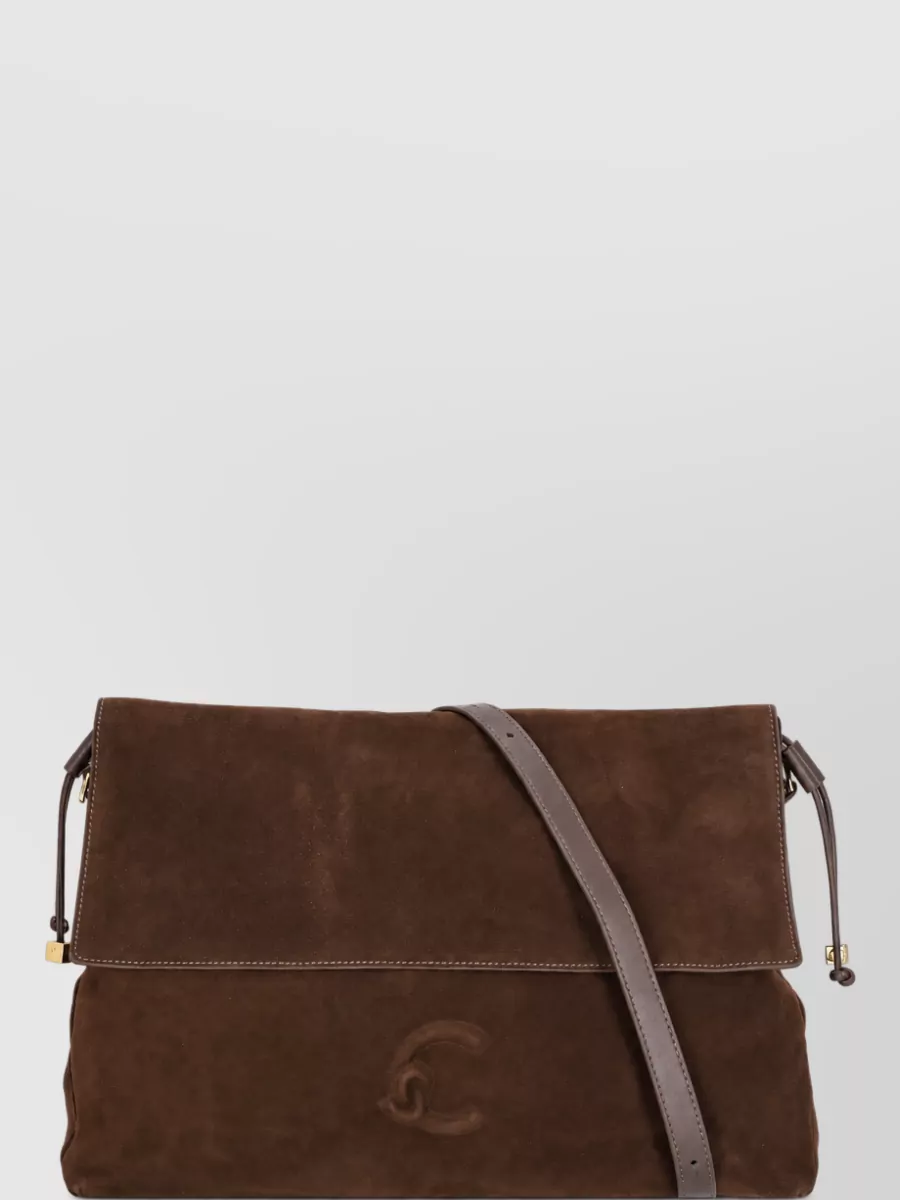 Coccinelle suede shoulder bag