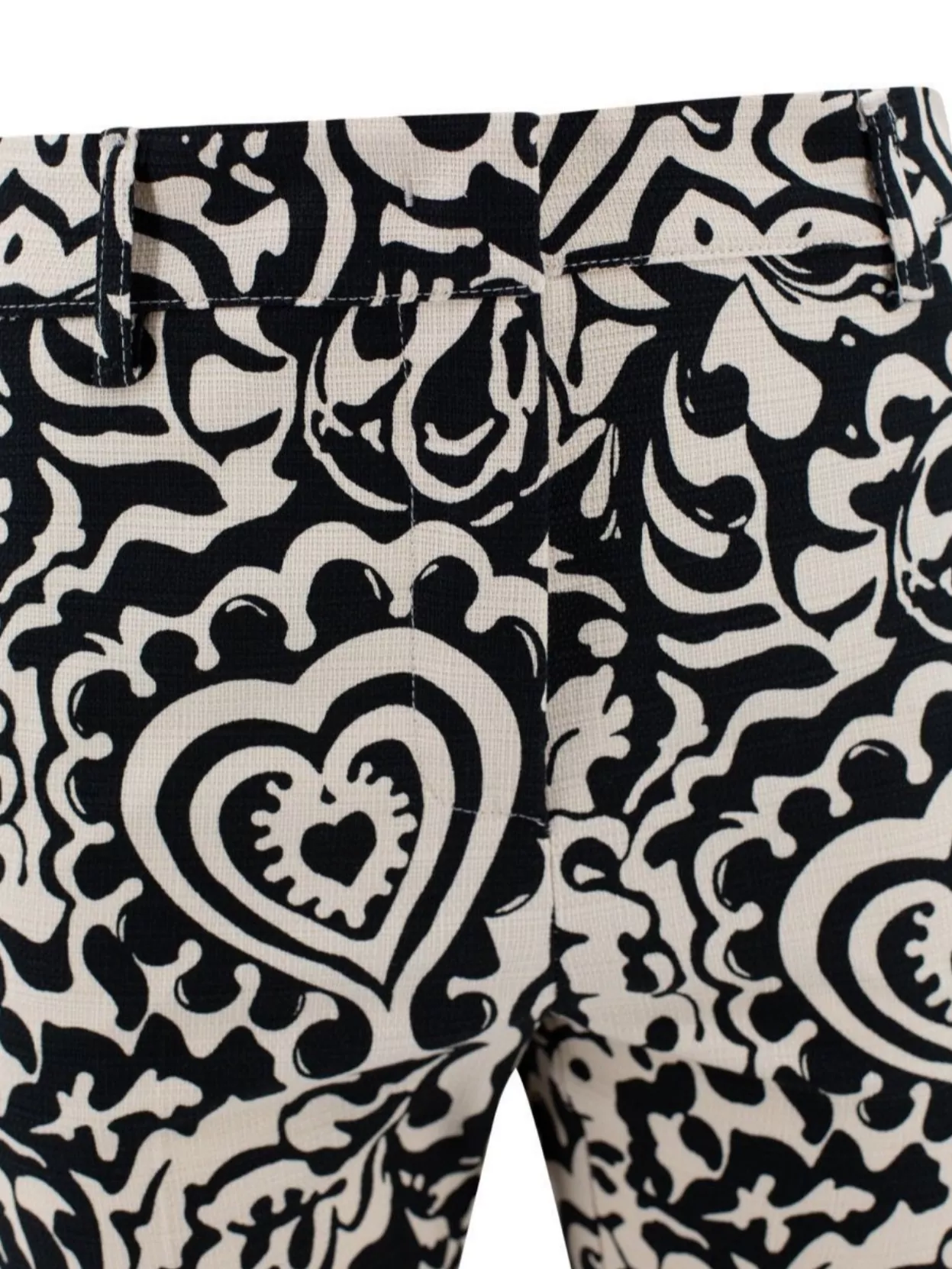 WEEKEND MAX MARA PRINTED TROUSERS WITH POCKETS AND BELT LOOPS