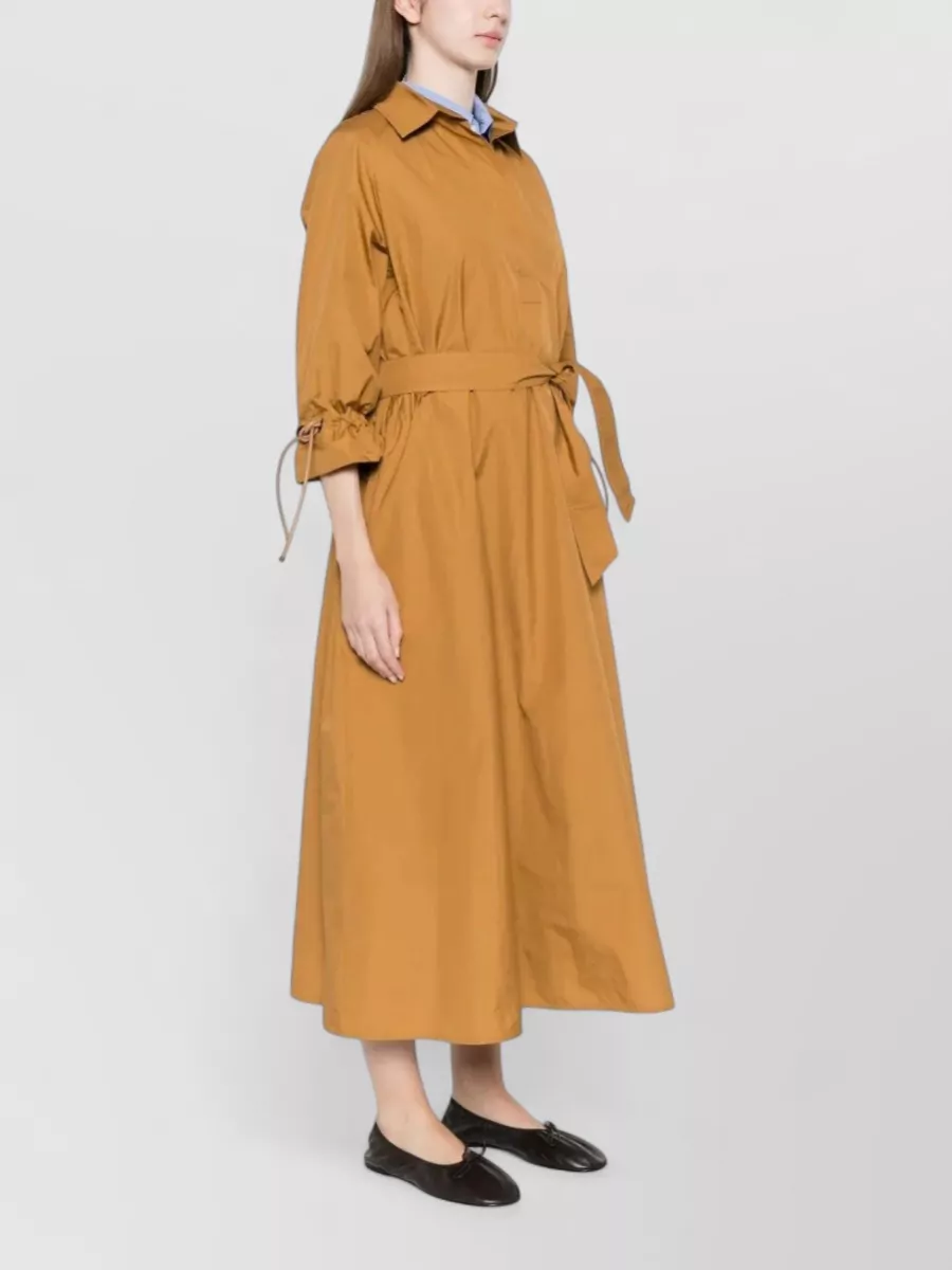 Max Mara Cotton Oversized Belted Trench Coat