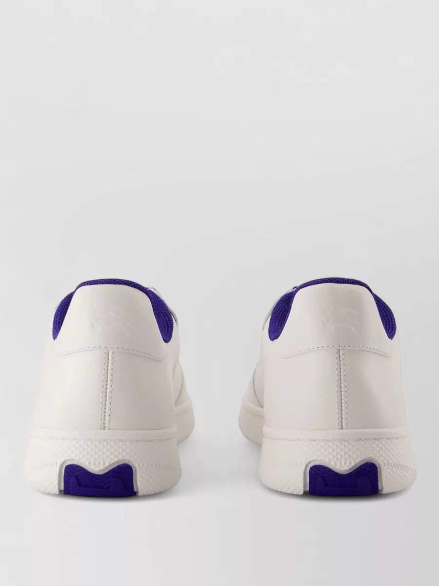Burberry Leather Low-Top Sneakers