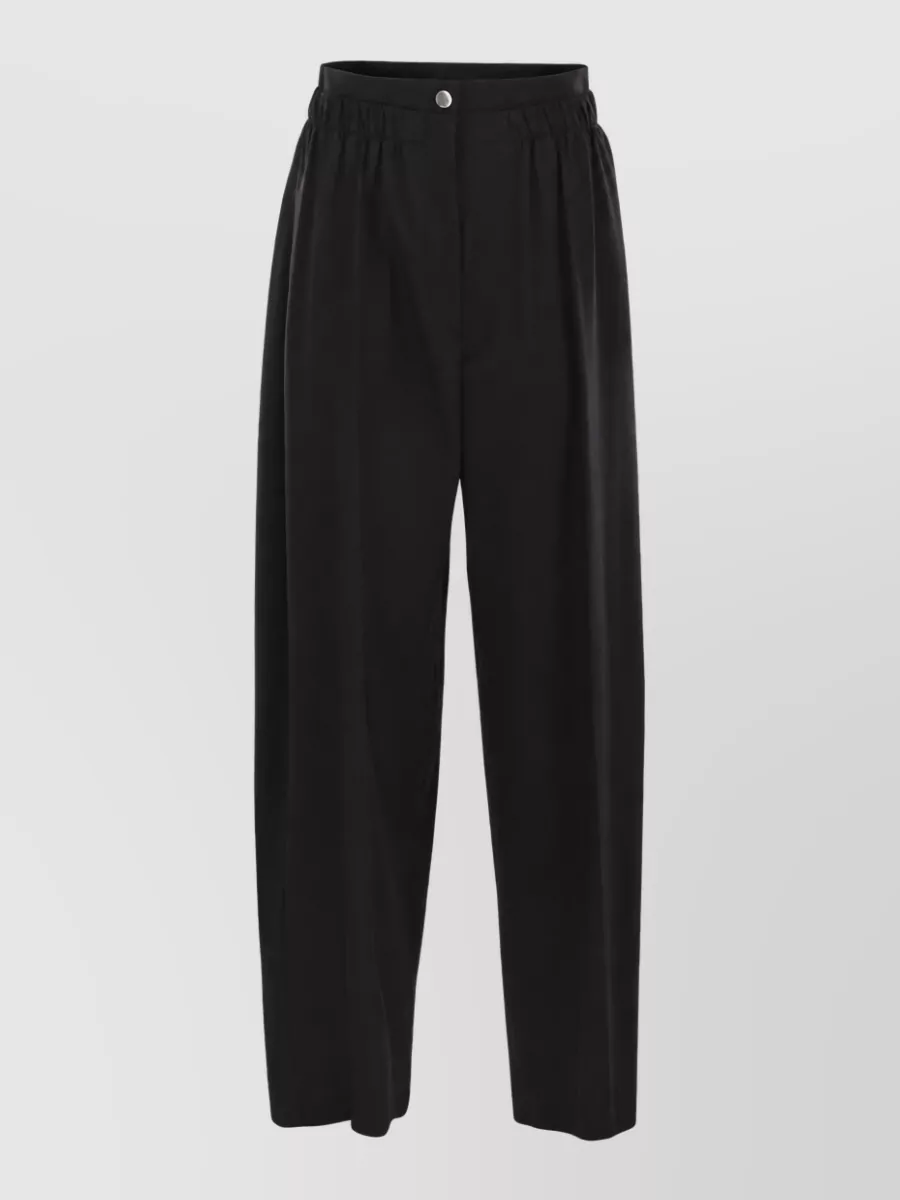Sportmax virgin wool wide-leg trousers