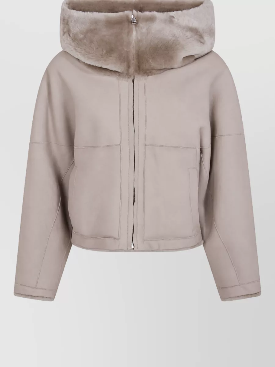 Blancha Shearling Straight Jacket