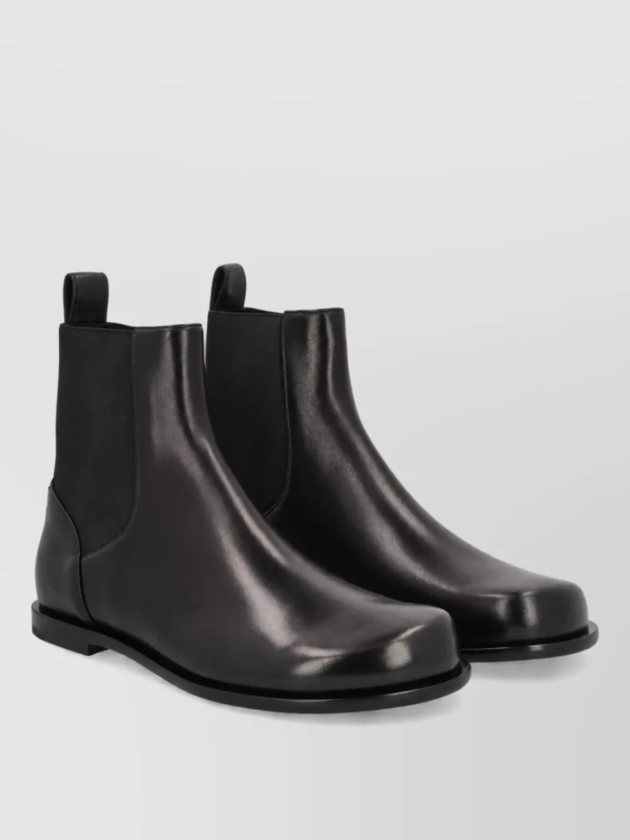 Fendi Leather Chelsea Boots