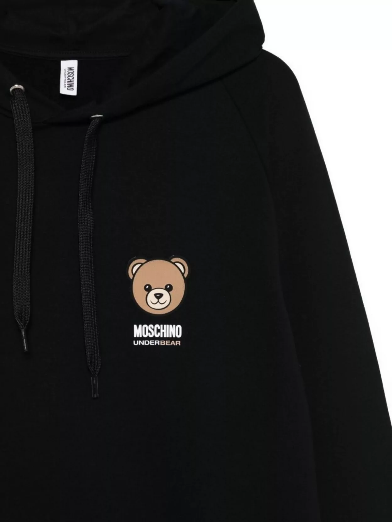 Moschino Hooded Long Sleeve Knit Sweater