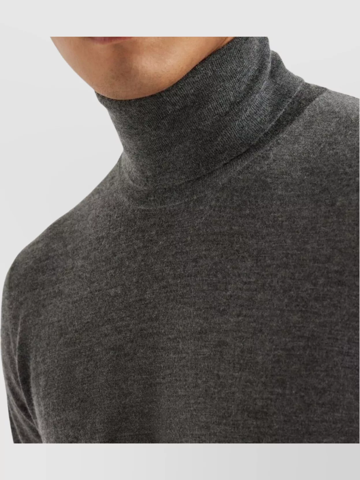 Brunello Cucinelli Turtleneck Fine Knit Long Sleeve Sweater
