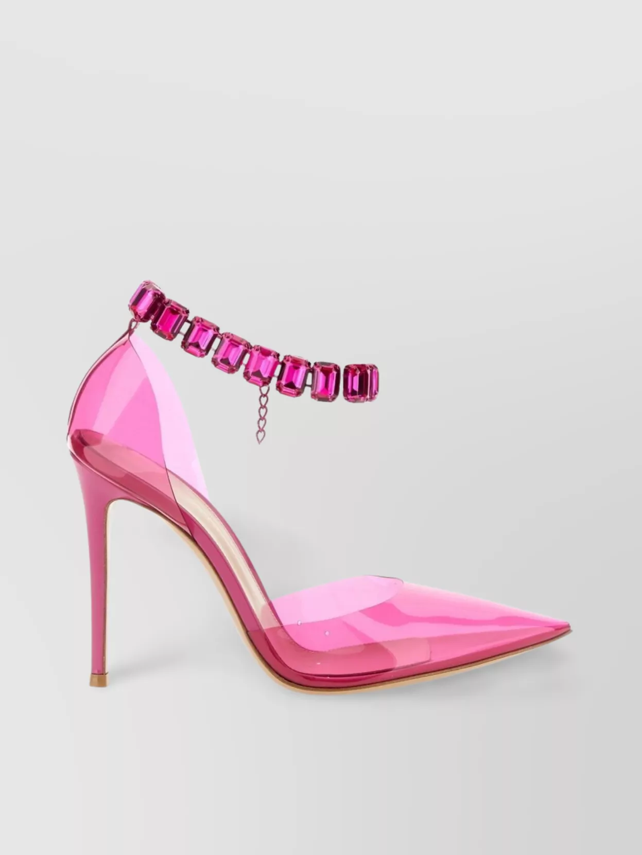 Gianvito Rossi Crystal Embellished Pointed Toe Sandals