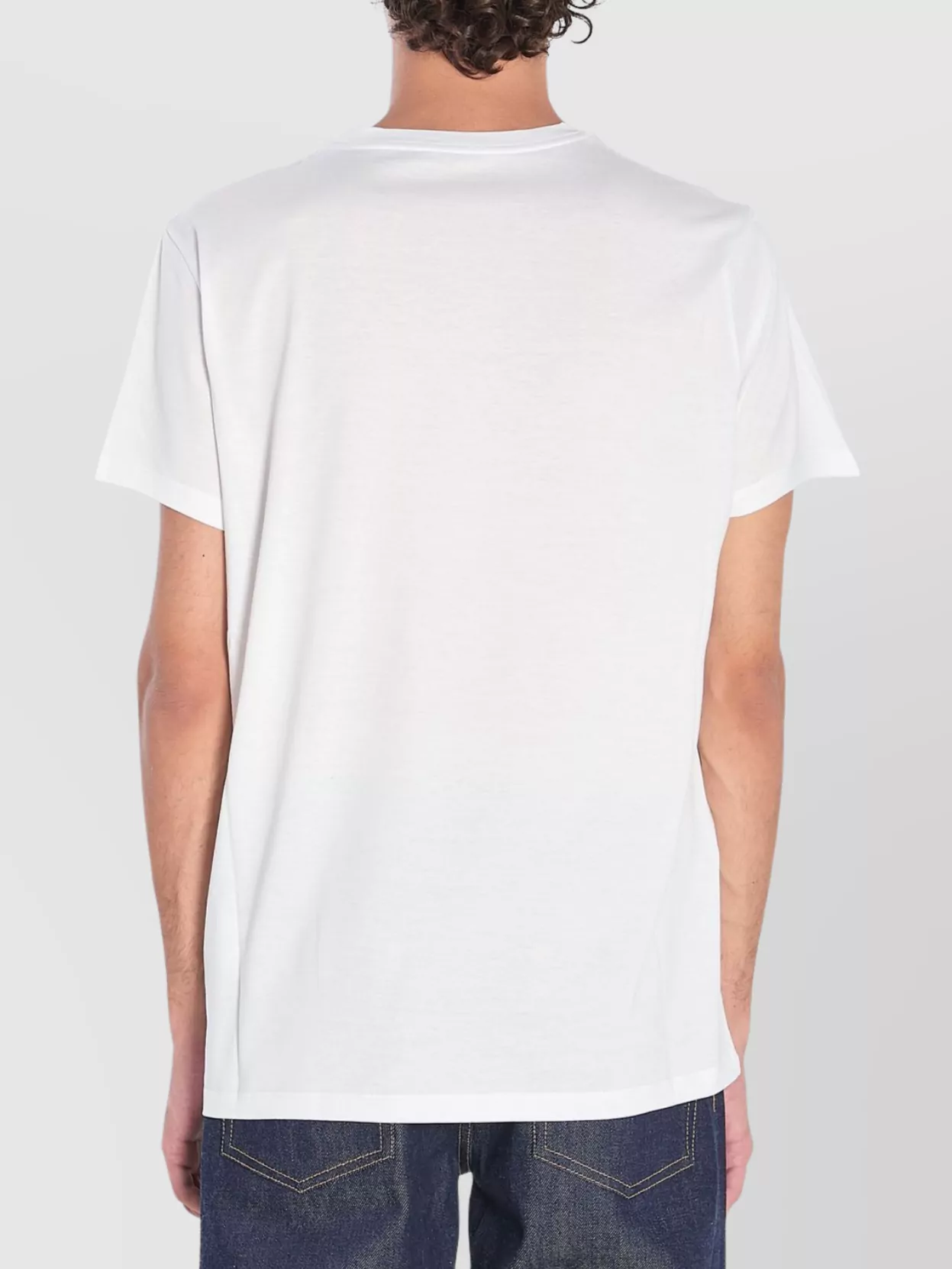 Moncler T-shirt With Double Logo Patches In White