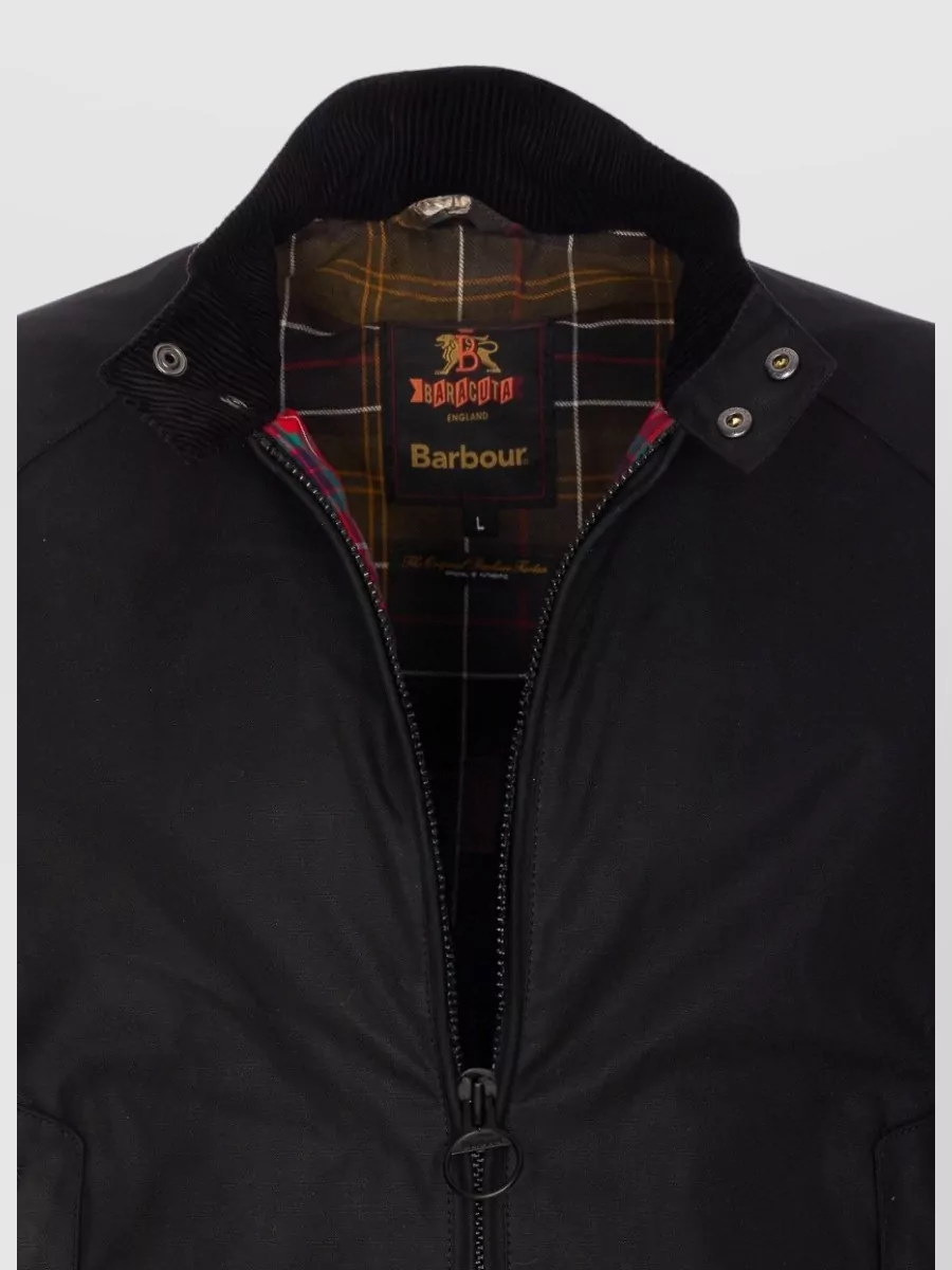 Barbour Long Sleeve Jacket With Elasticized Cuffs And Waist