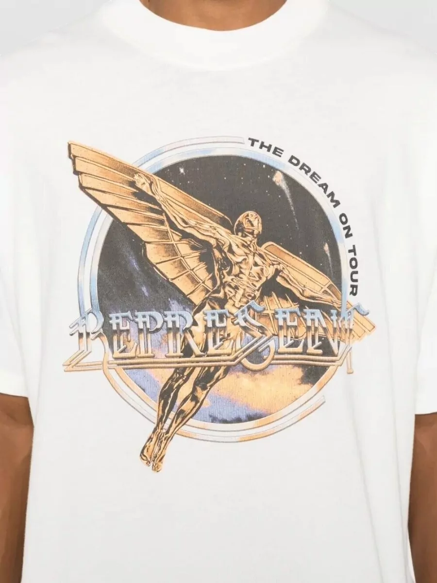 Represent Golden Tour Graphic Back Print T-Shirt