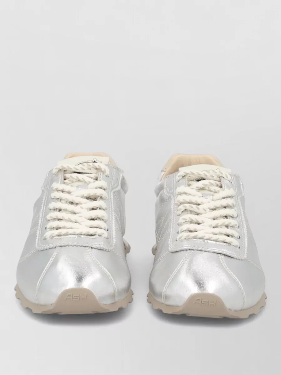 Ash leather low-top sneakers