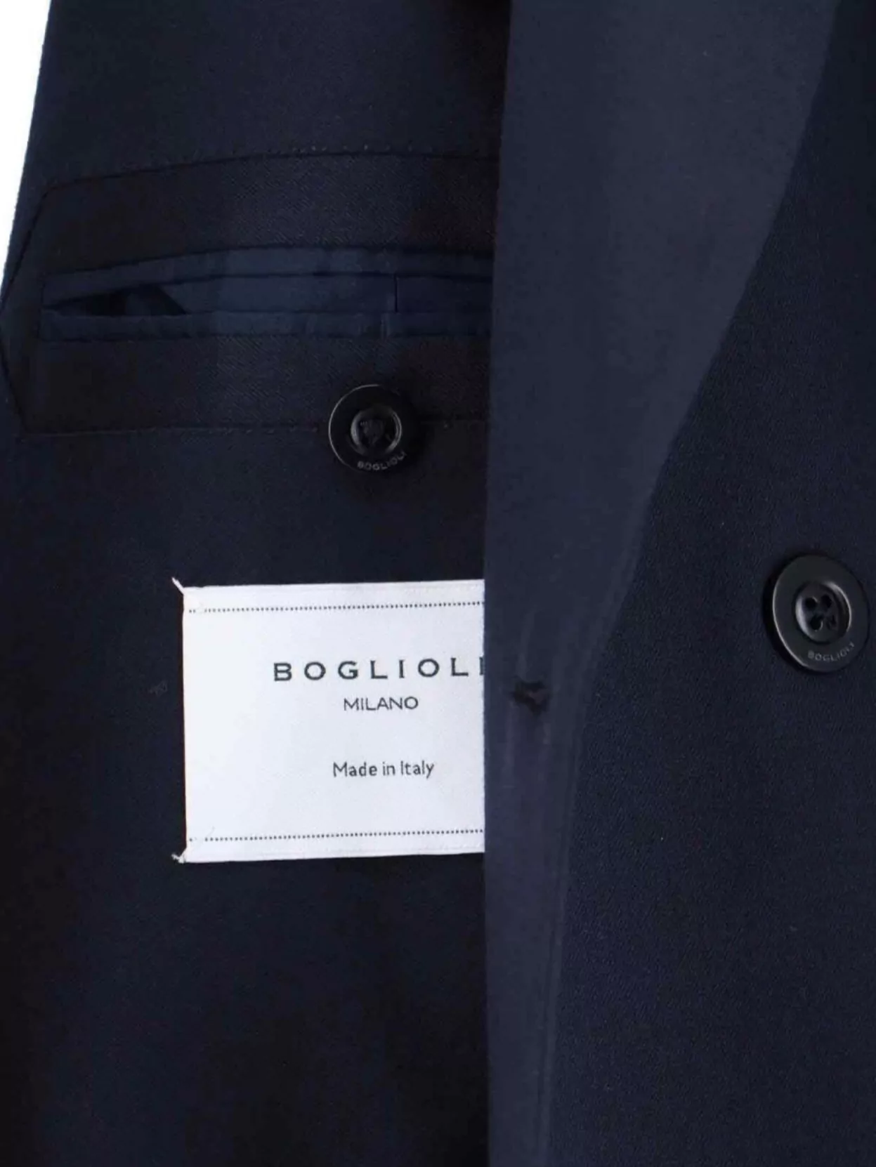 Boglioli Double-Breasted Suit Pleated Trousers