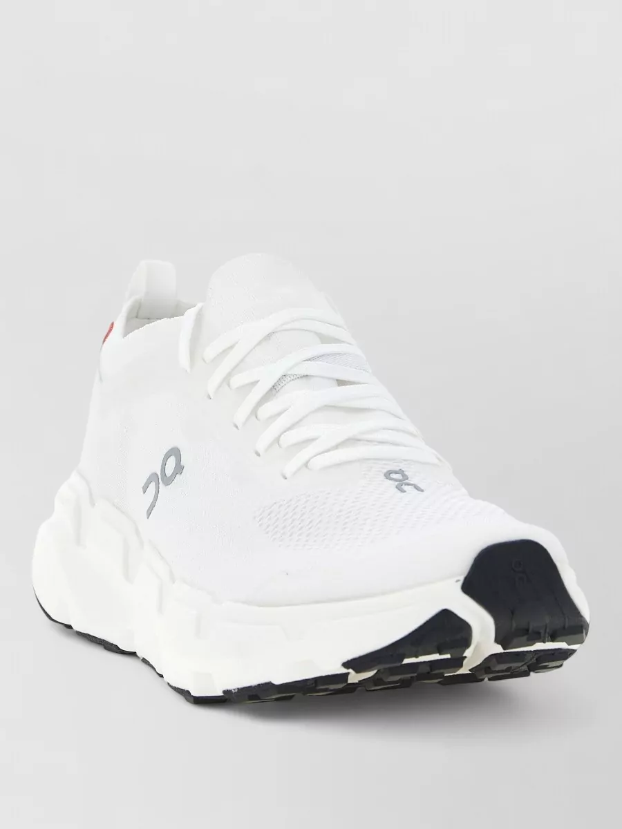 On Running recycled polyester lace-up sneakers