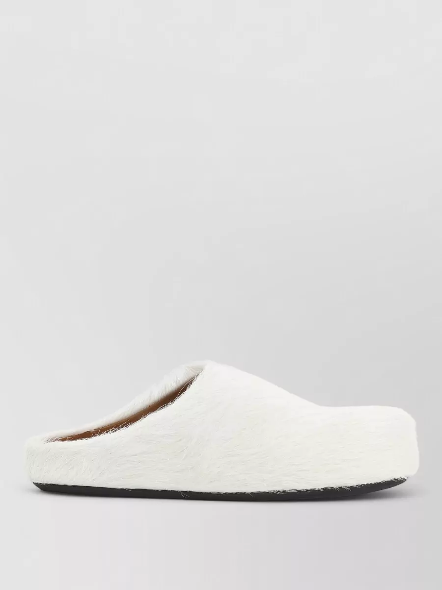 Marni Calf Hair Slippers