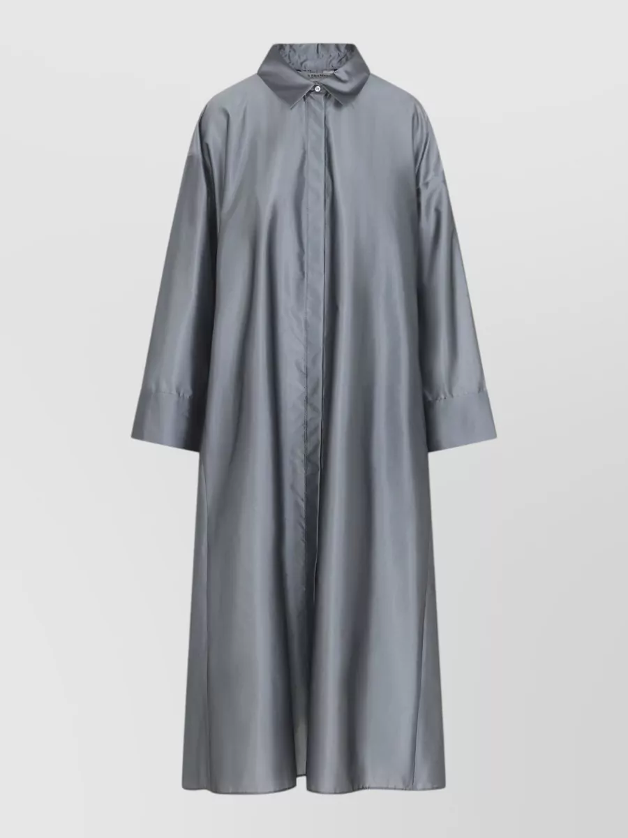 S Max Mara Silk blend belted midi coat