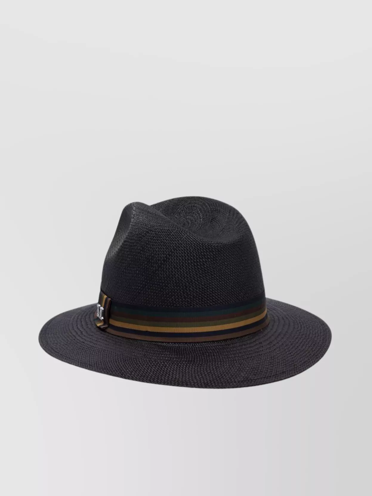 Max Mara Brimmed Hat With Textured Finish And Ribbon