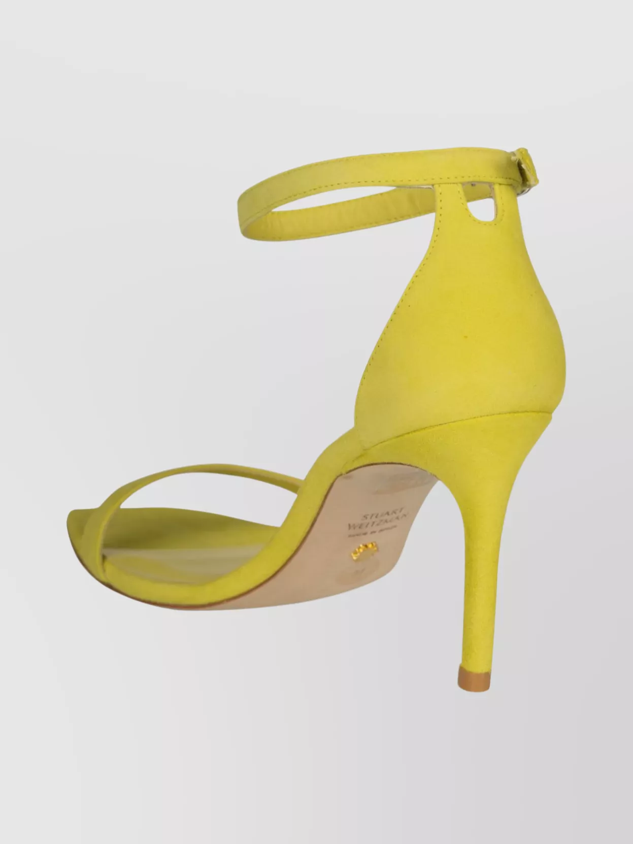 Stuart Weitzman Curved Sandals Buckle Detail