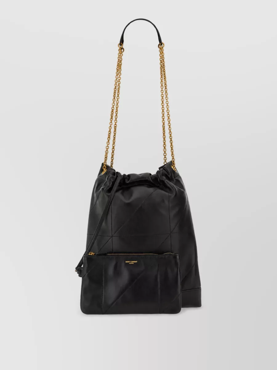 Saint Laurent jamie lamb leather bucket bag