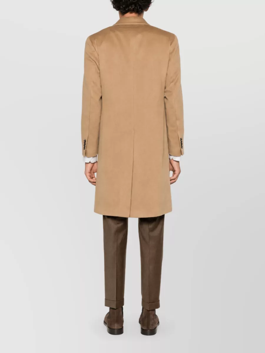 Lardini Wool Double-Breasted Coat