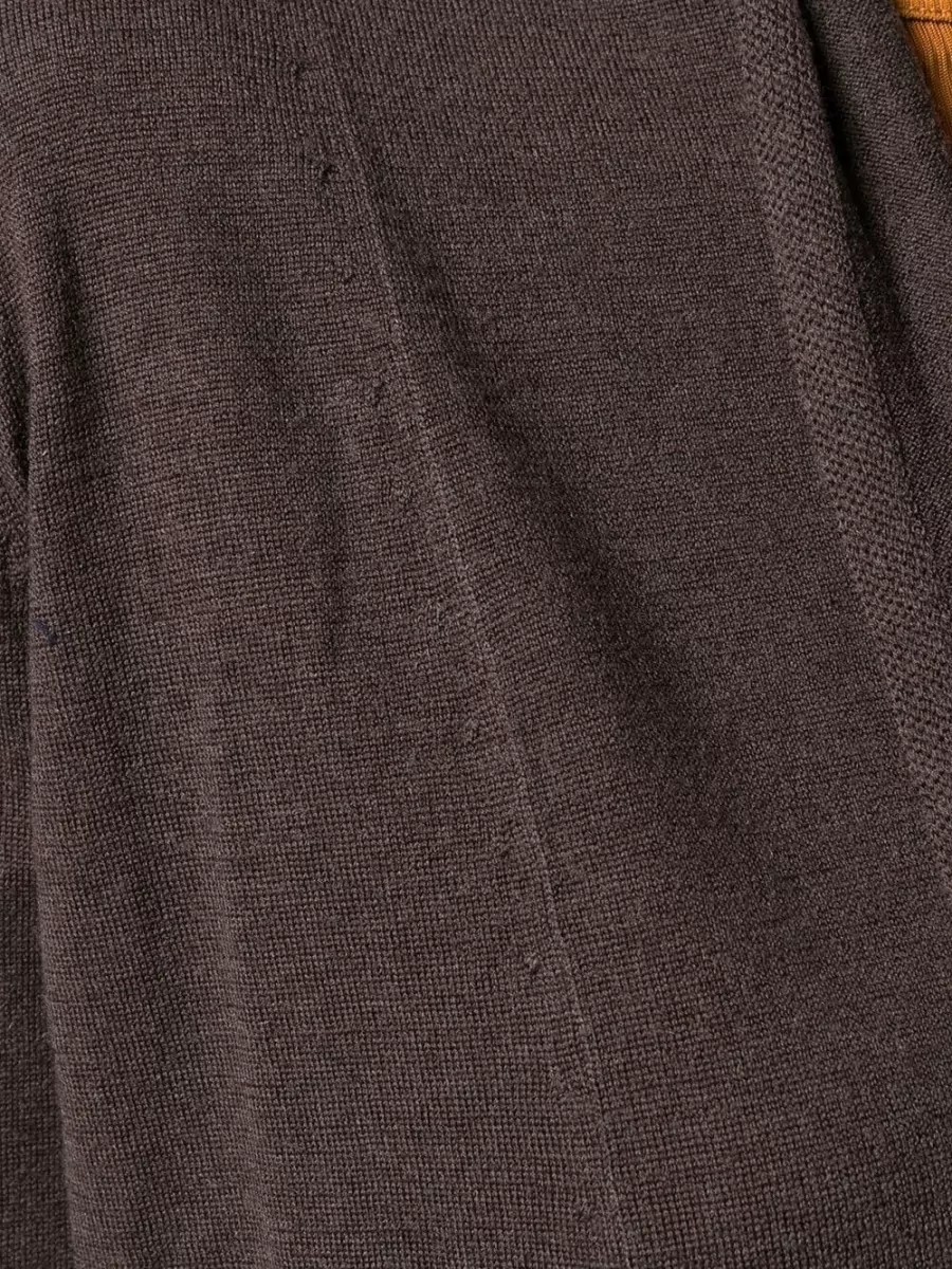 La Rose Merino Wool Loose-Fit Cowl Neck Cardigan